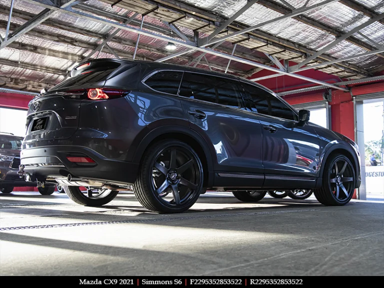 Mazda on 22 Inch Simmons S6 NCT