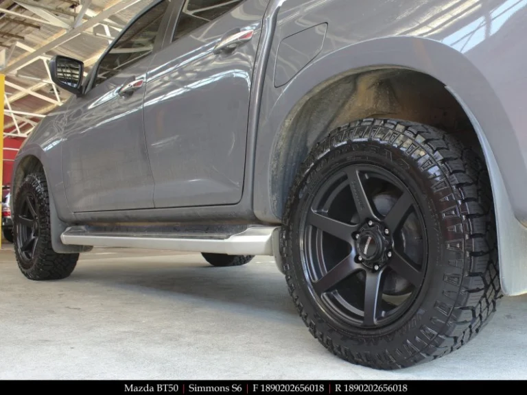 Mazda on 18 Inch Simmons S6 NCT