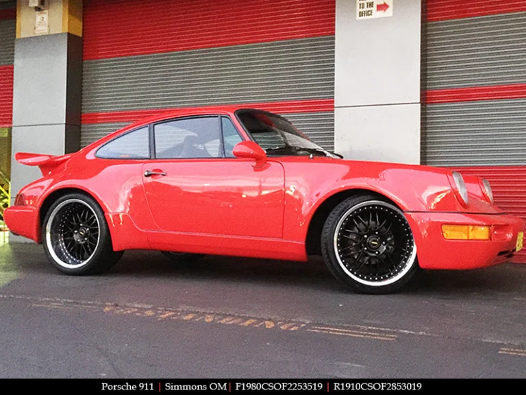 Porsche on 19 Inch Simmons OM