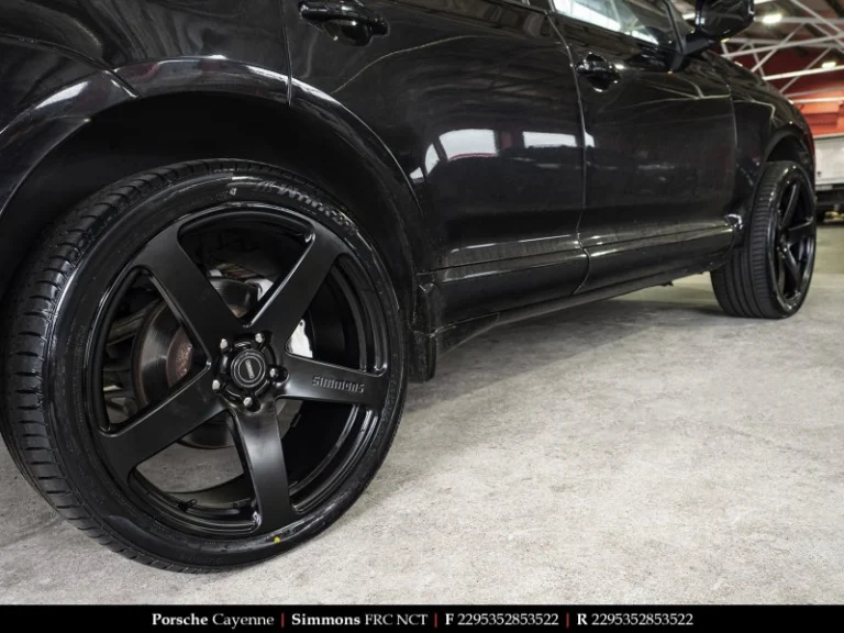 Porsche on 22 Inch Simmons FR-C NCT