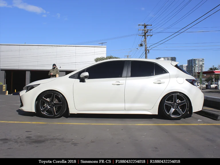 Toyota on 18 Inch Simmons FR-CS NCT