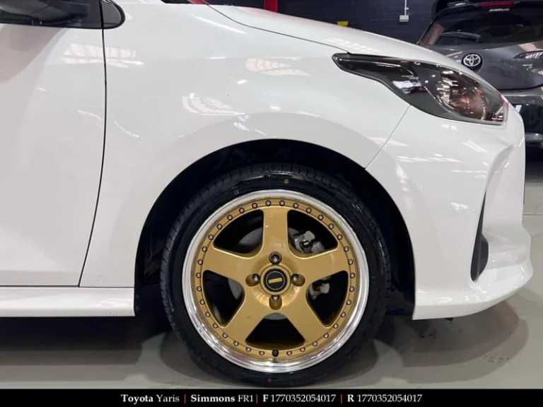 Toyota on 17 Inch Simmons FR1