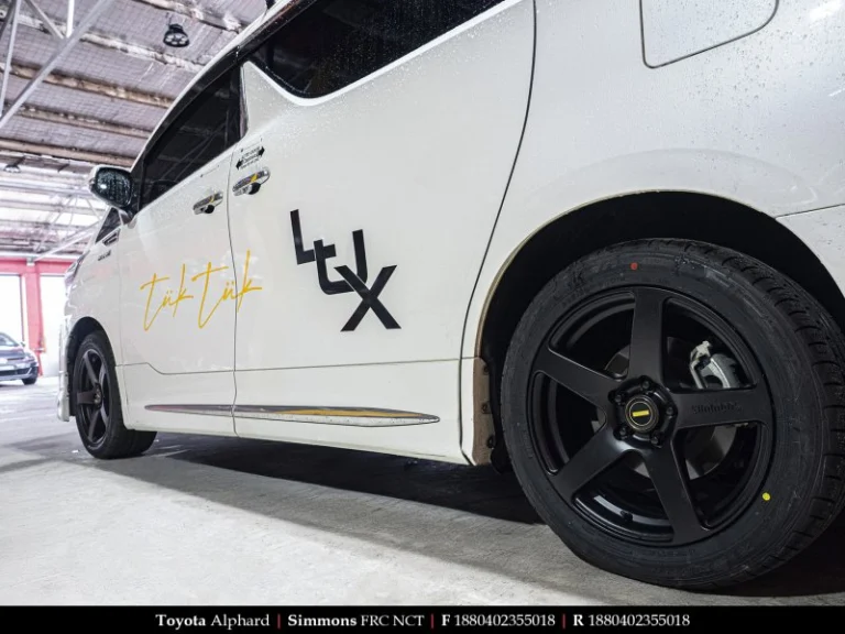 Toyota on 18 Inch Simmons FR-C NCT
