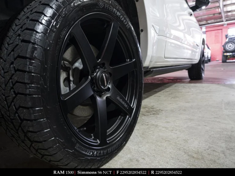 Dodge on 22 Inch Simmons S6 NCT